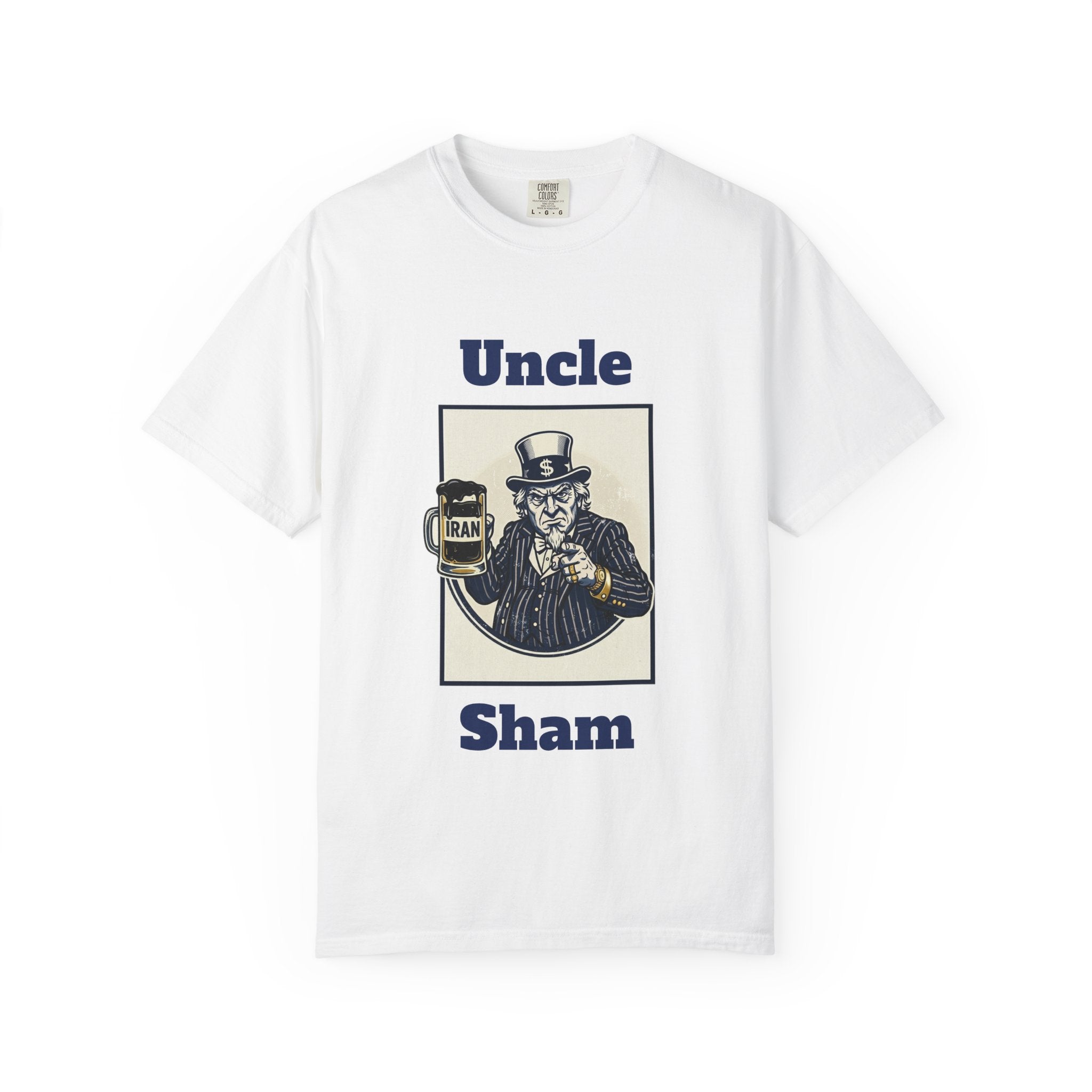 Uncle Sham vintage Uncle Sam parody T-Shirt | patriotic political satire tee